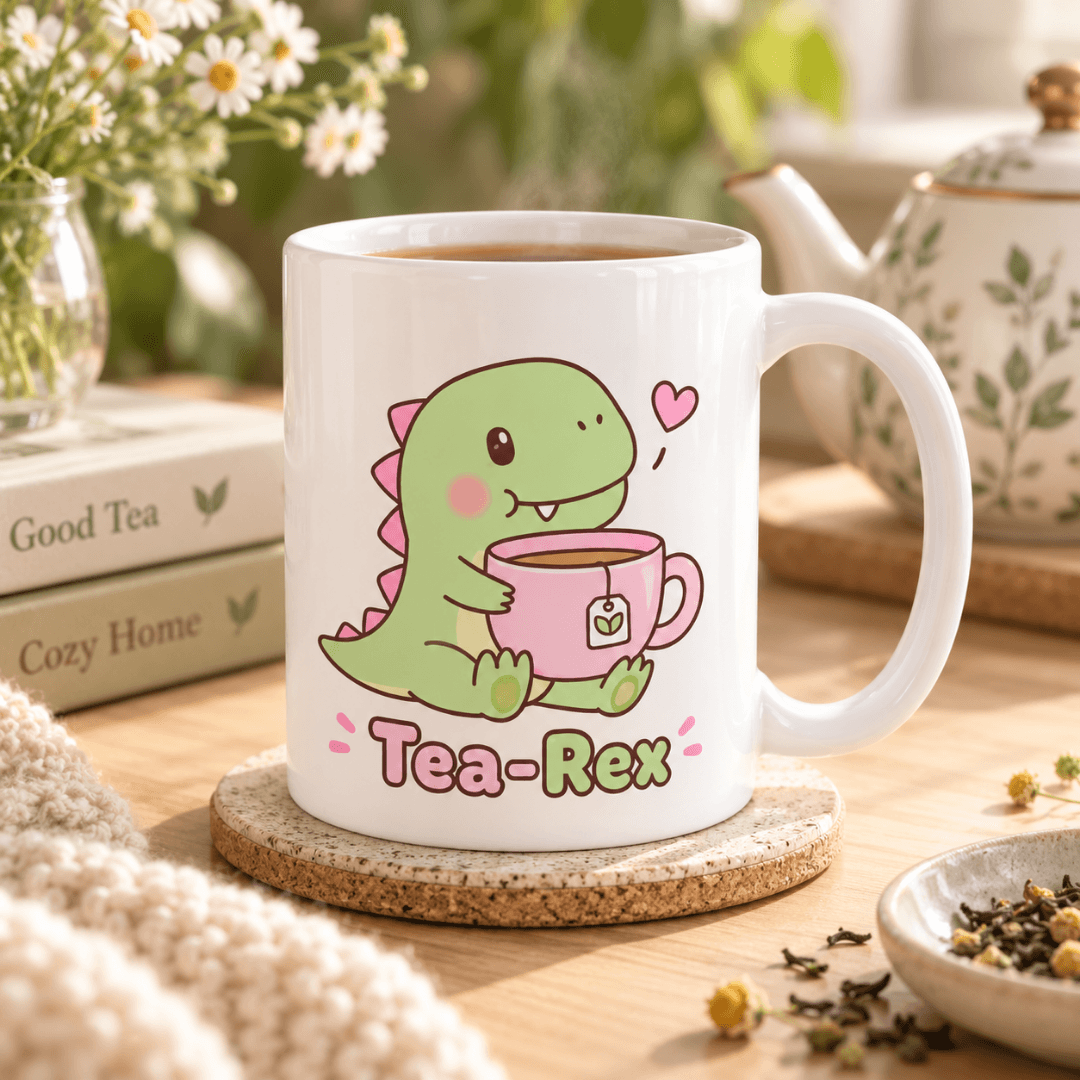 Mug Tea-Rex – Dinosaure Kawaii
